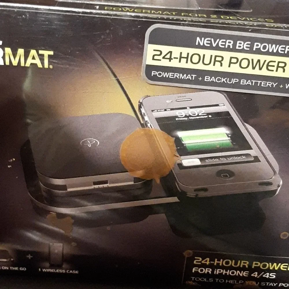 Duracell Powermat for iPhone 4 / 4s new in box.